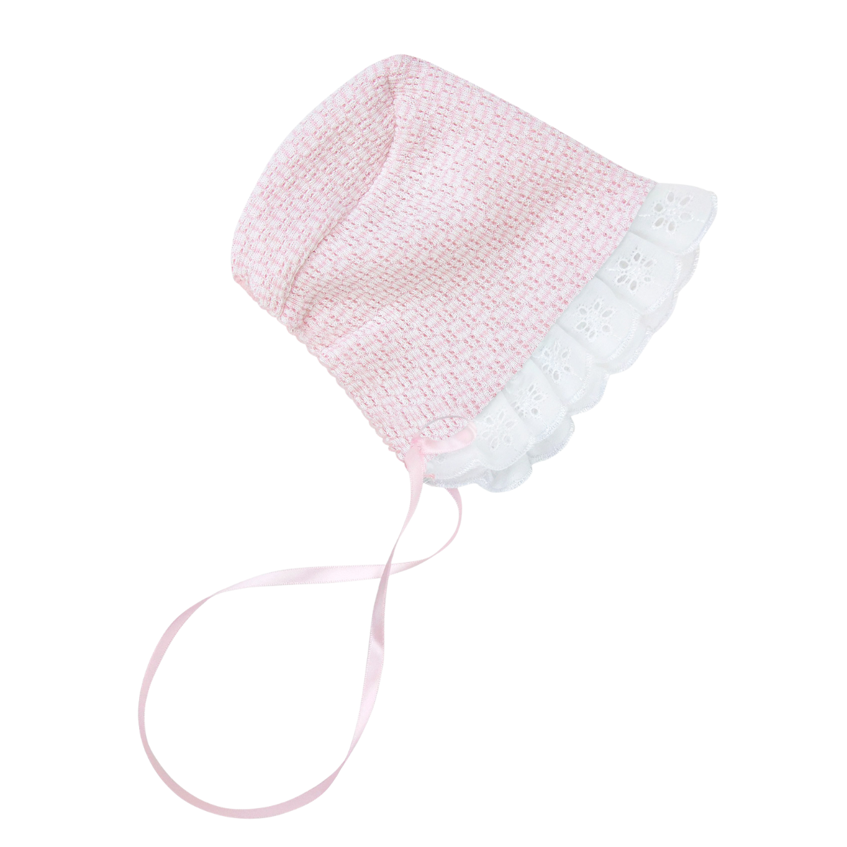 Paty Knit Eyelet Bonnet #218