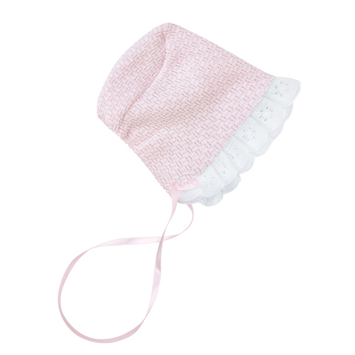 Paty Knit Eyelet Bonnet #218