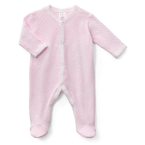 Paty Knit Solid Color Footie