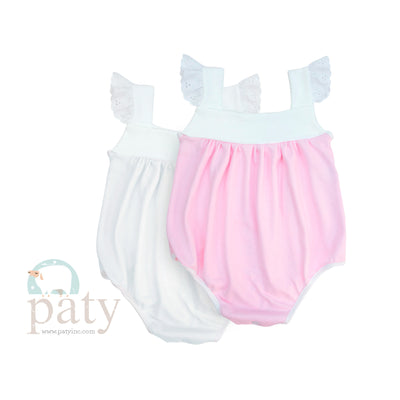 Girls Sunsuit with Eyelet #250