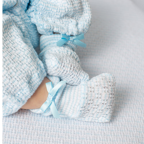 Paty Knit Solid Color Booties