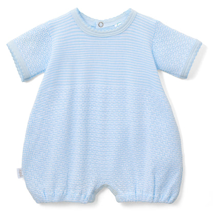 Paty Knit Solid Color Bubble with Pima Trim