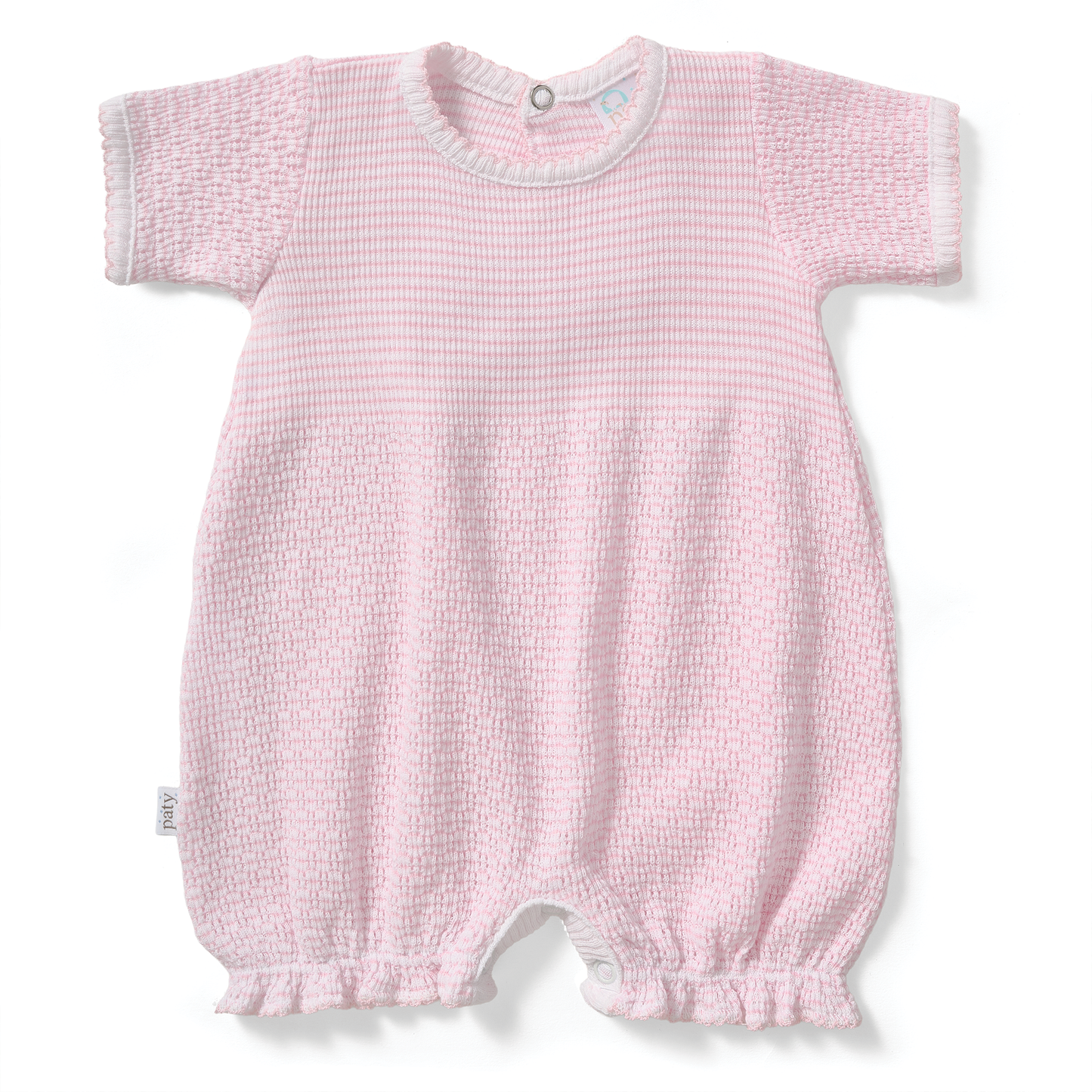 Paty Knit Ruffle Hem Bubble in Solid Colors