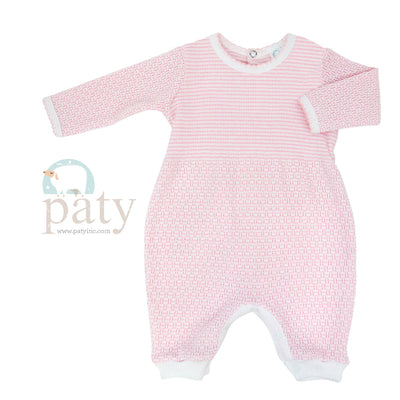 Paty Knit Romper, (Solid Color, Long Sleeve) #266LS