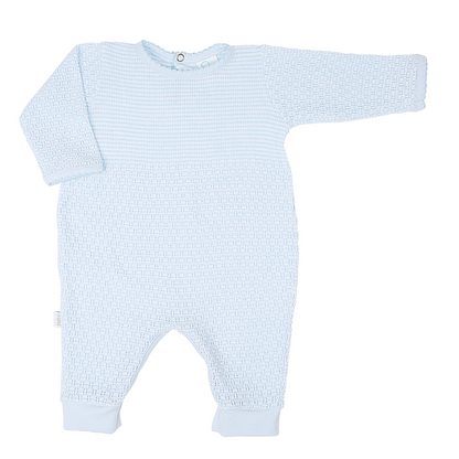 Paty Knit Romper with Pima Binding (Long Sleeve) #266LSJ
