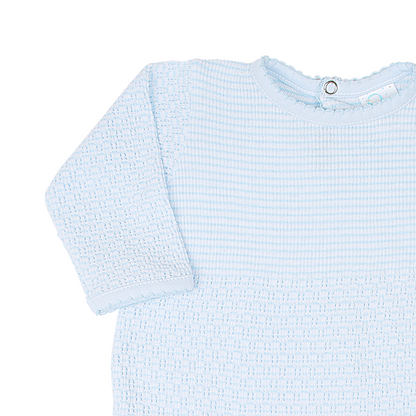 Paty Knit Romper with Pima Binding (Long Sleeve) #266LSJ