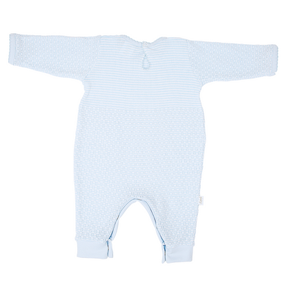 Paty Knit Romper with Pima Binding (Long Sleeve) #266LSJ