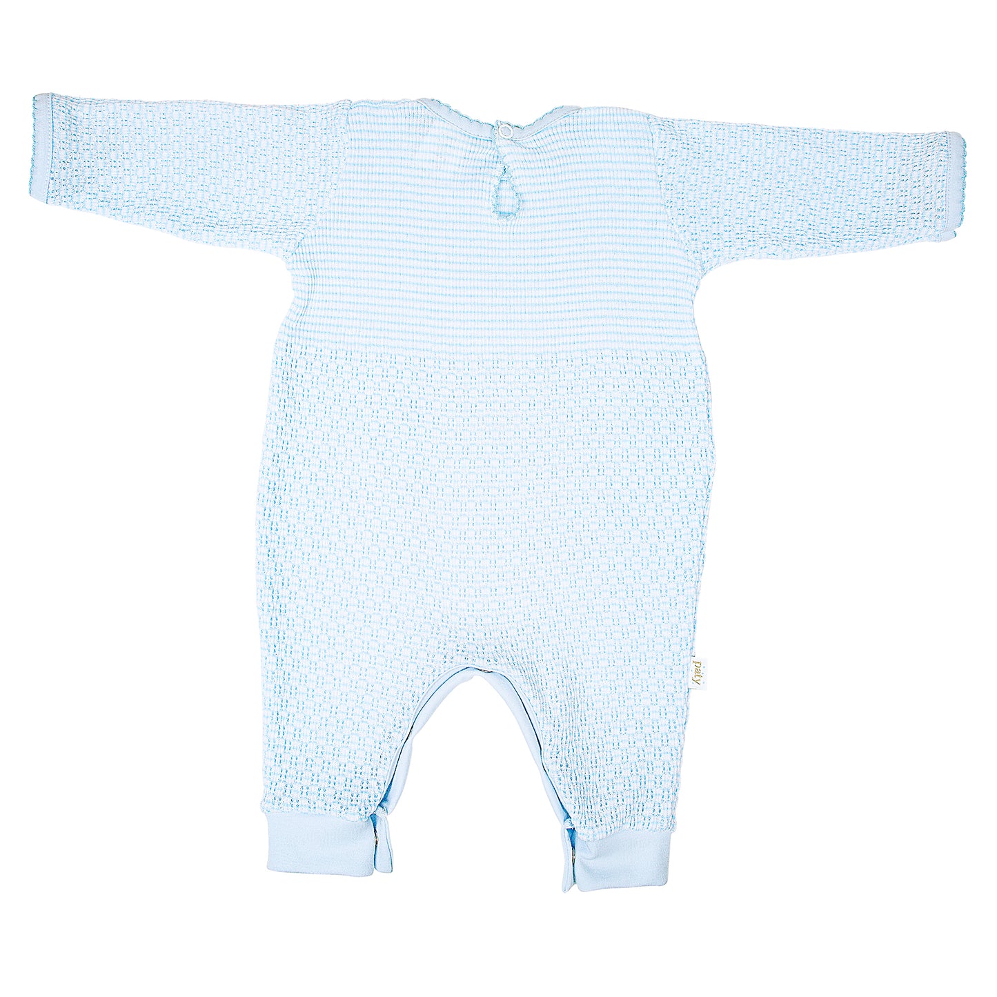 Paty Knit Romper with Pima Binding (Long Sleeve) #266LSJ