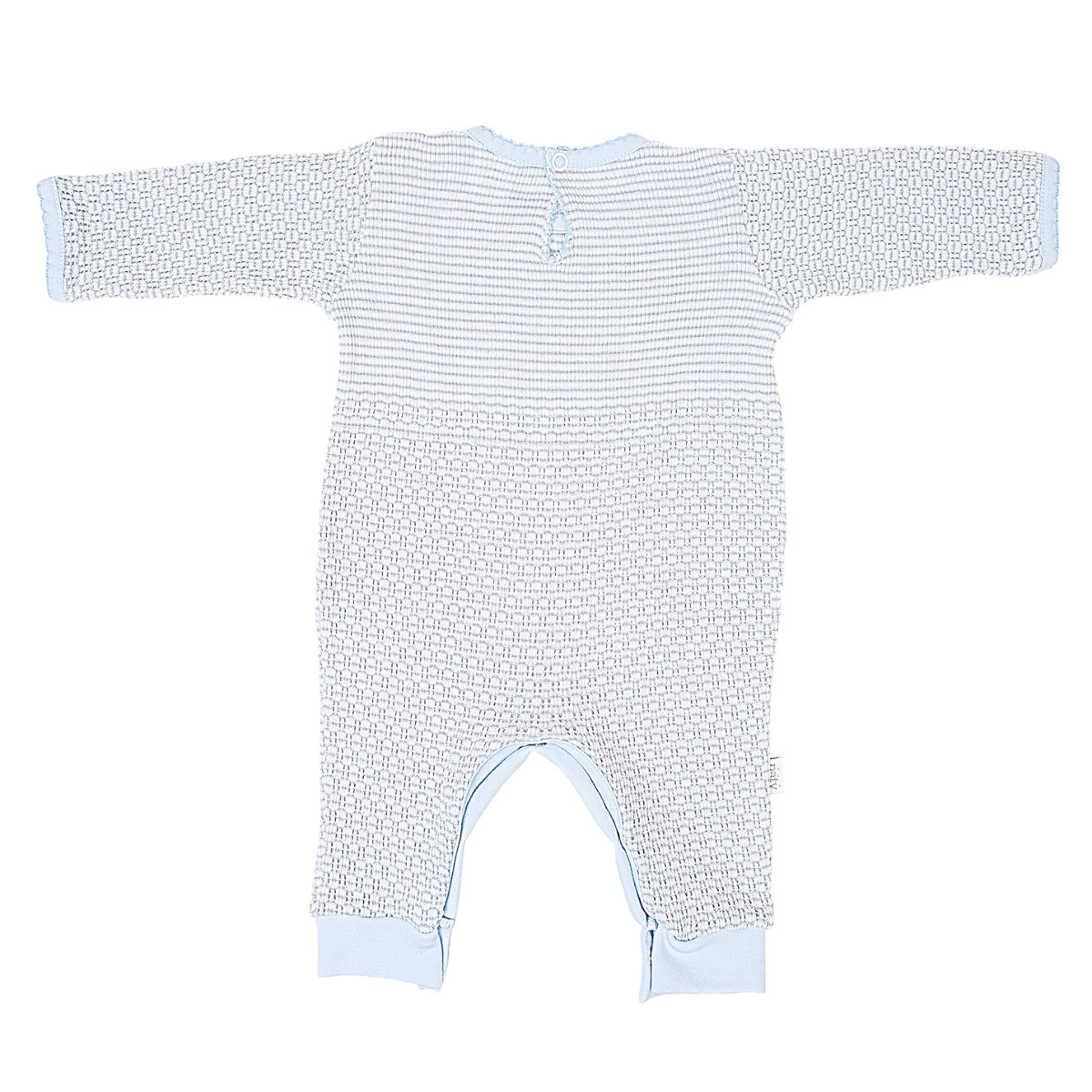 Paty Knit Romper with Pima Binding (Long Sleeve) #266LSJ