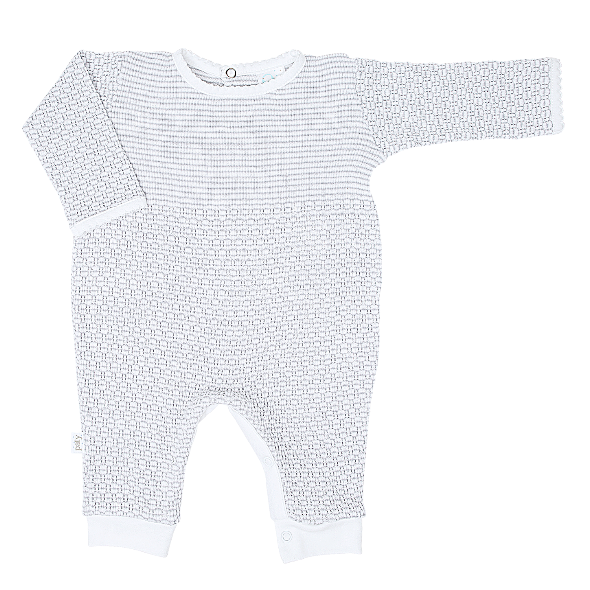 Paty Knit Romper with Pima Binding (Long Sleeve) #266LSJ