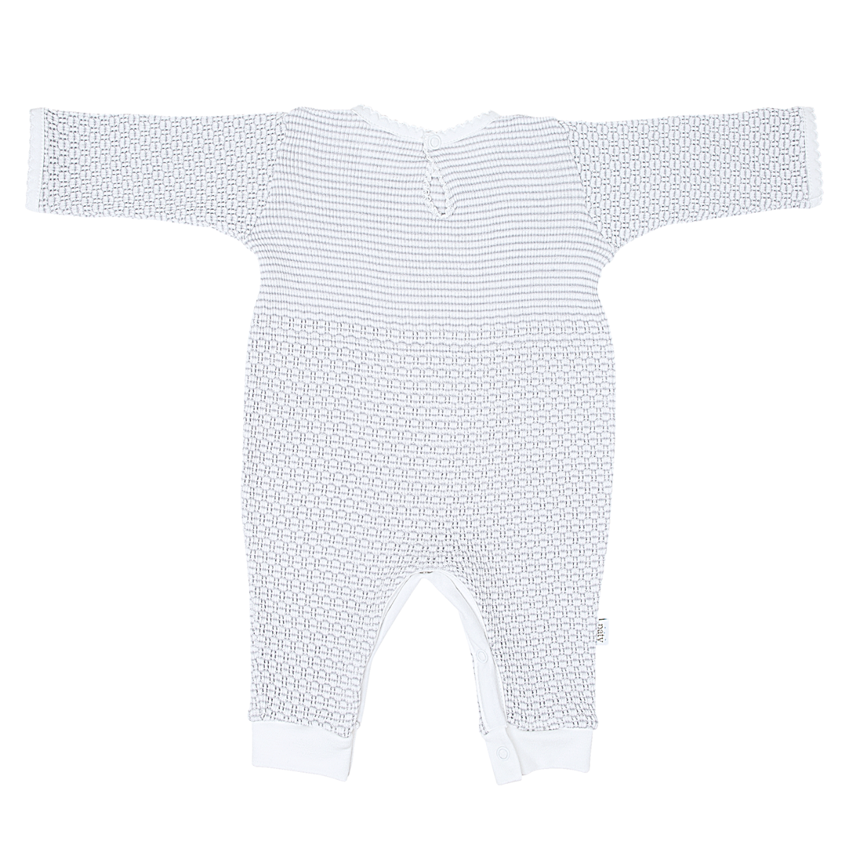 Paty Knit Romper with Pima Binding (Long Sleeve) #266LSJ