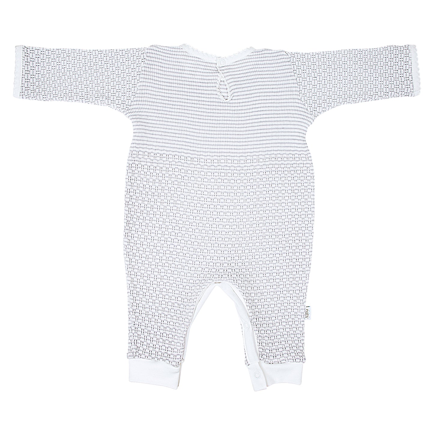Paty Knit Romper with Pima Binding (Long Sleeve) #266LSJ