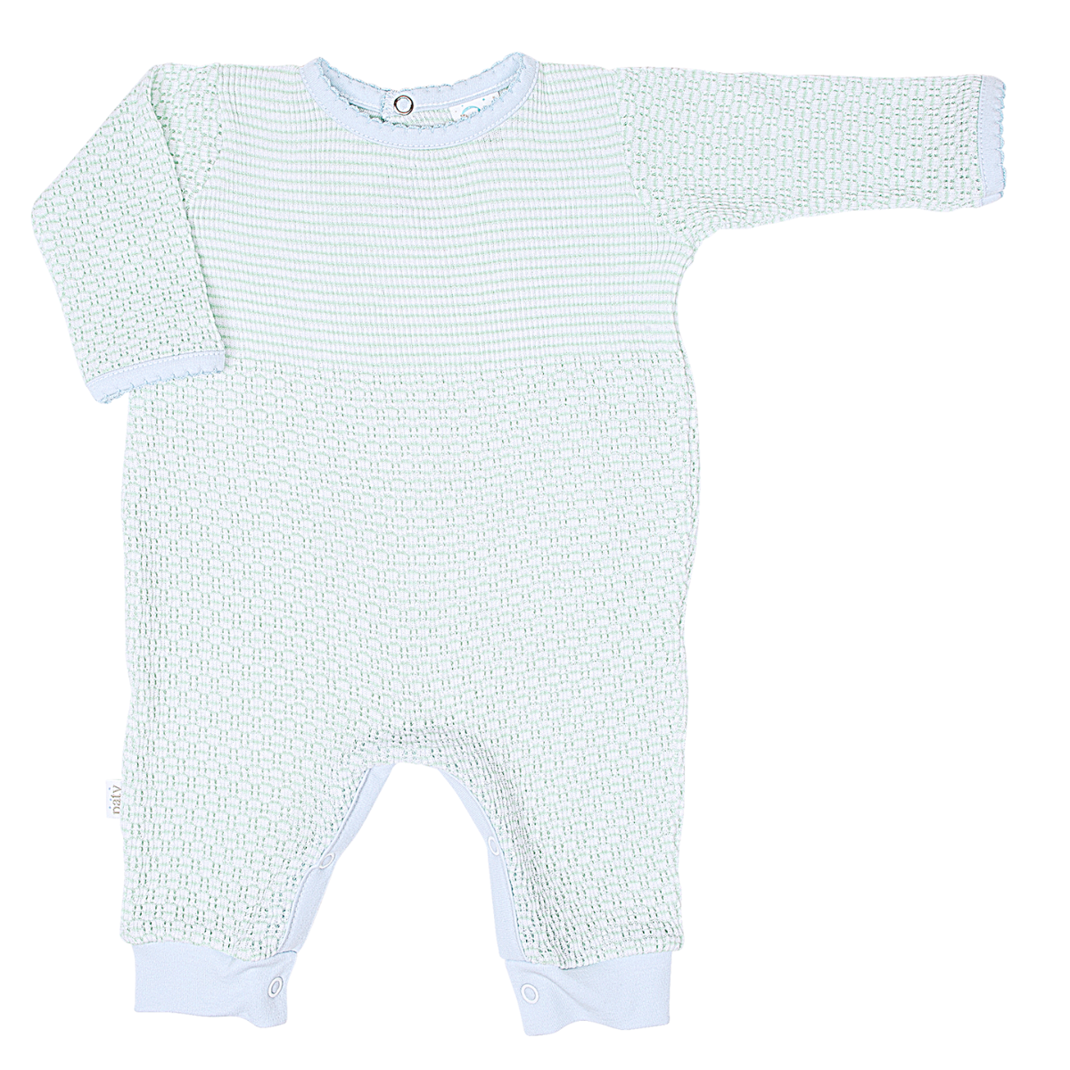 Paty Knit Romper with Pima Binding (Long Sleeve) #266LSJ