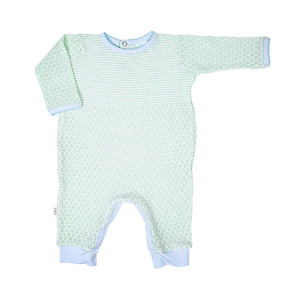 Paty Knit Romper with Pima Binding (Long Sleeve) #266LSJ
