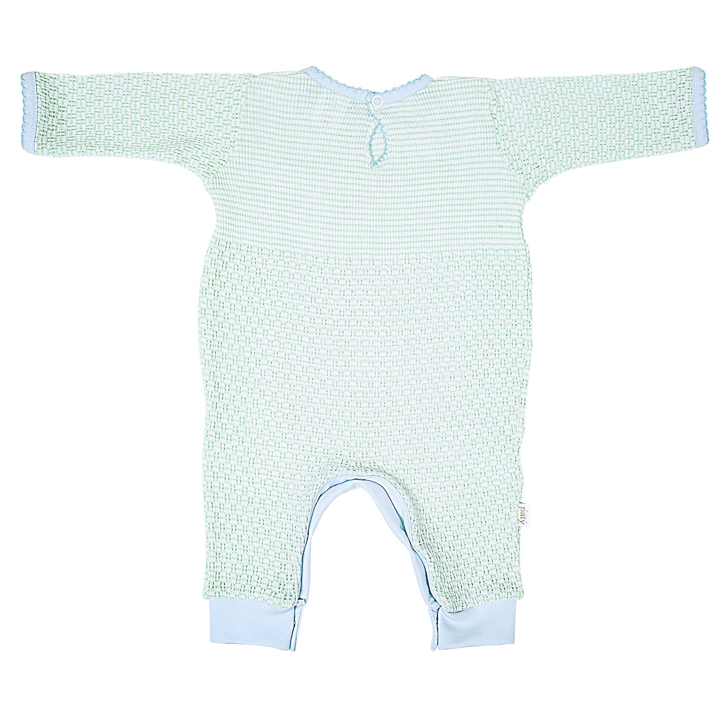 Paty Knit Romper with Pima Binding (Long Sleeve) #266LSJ