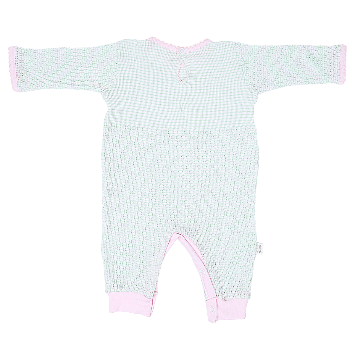 Paty Knit Romper with Pima Binding (Long Sleeve) #266LSJ
