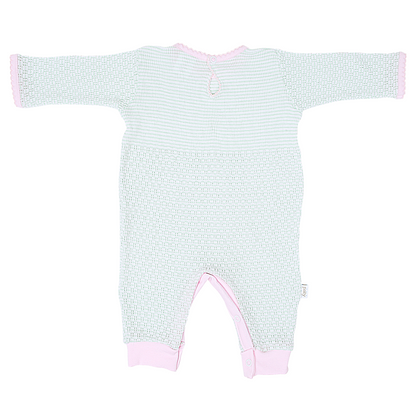 Paty Knit Romper with Pima Binding (Long Sleeve) #266LSJ