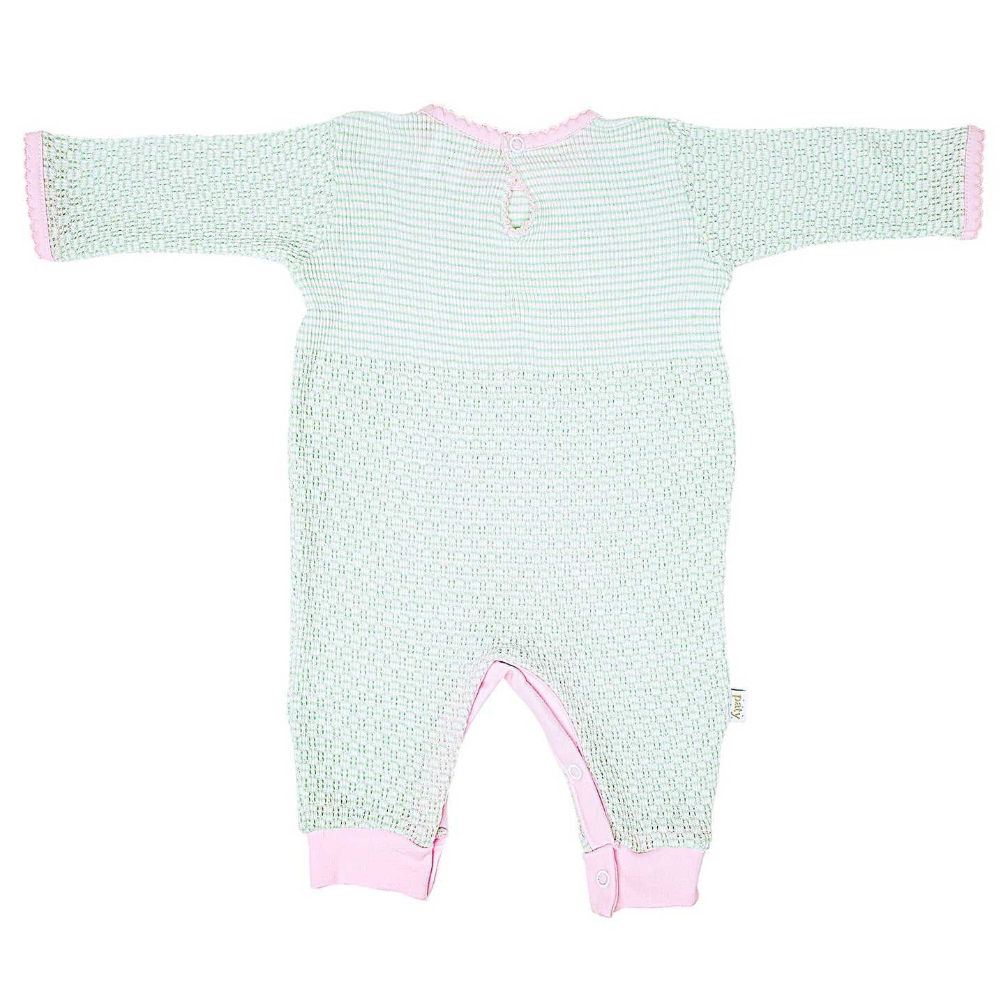 Paty Knit Romper with Pima Binding (Long Sleeve) #266LSJ