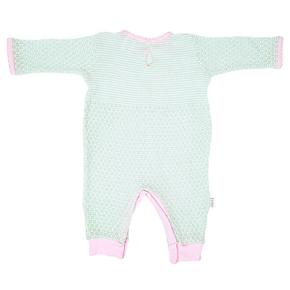 Paty Knit Romper with Pima Binding (Long Sleeve) #266LSJ