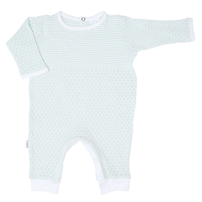 Paty Knit Romper with Pima Binding (Long Sleeve) #266LSJ