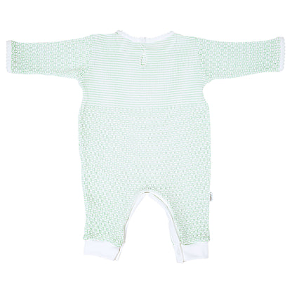 Paty Knit Romper with Pima Binding (Long Sleeve) #266LSJ