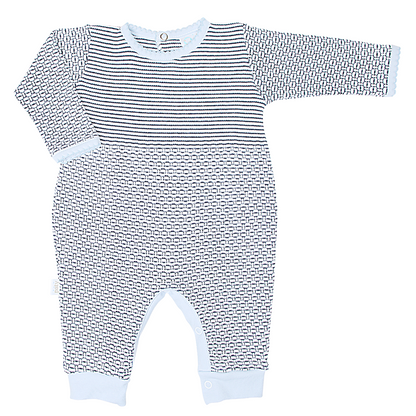Paty Knit Romper with Pima Binding (Long Sleeve) #266LSJ