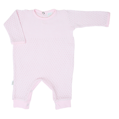 Paty Knit Romper with Pima Binding (Long Sleeve) #266LSJ