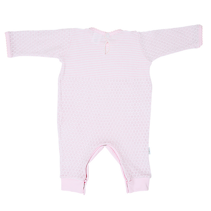 Paty Knit Romper with Pima Binding (Long Sleeve) #266LSJ