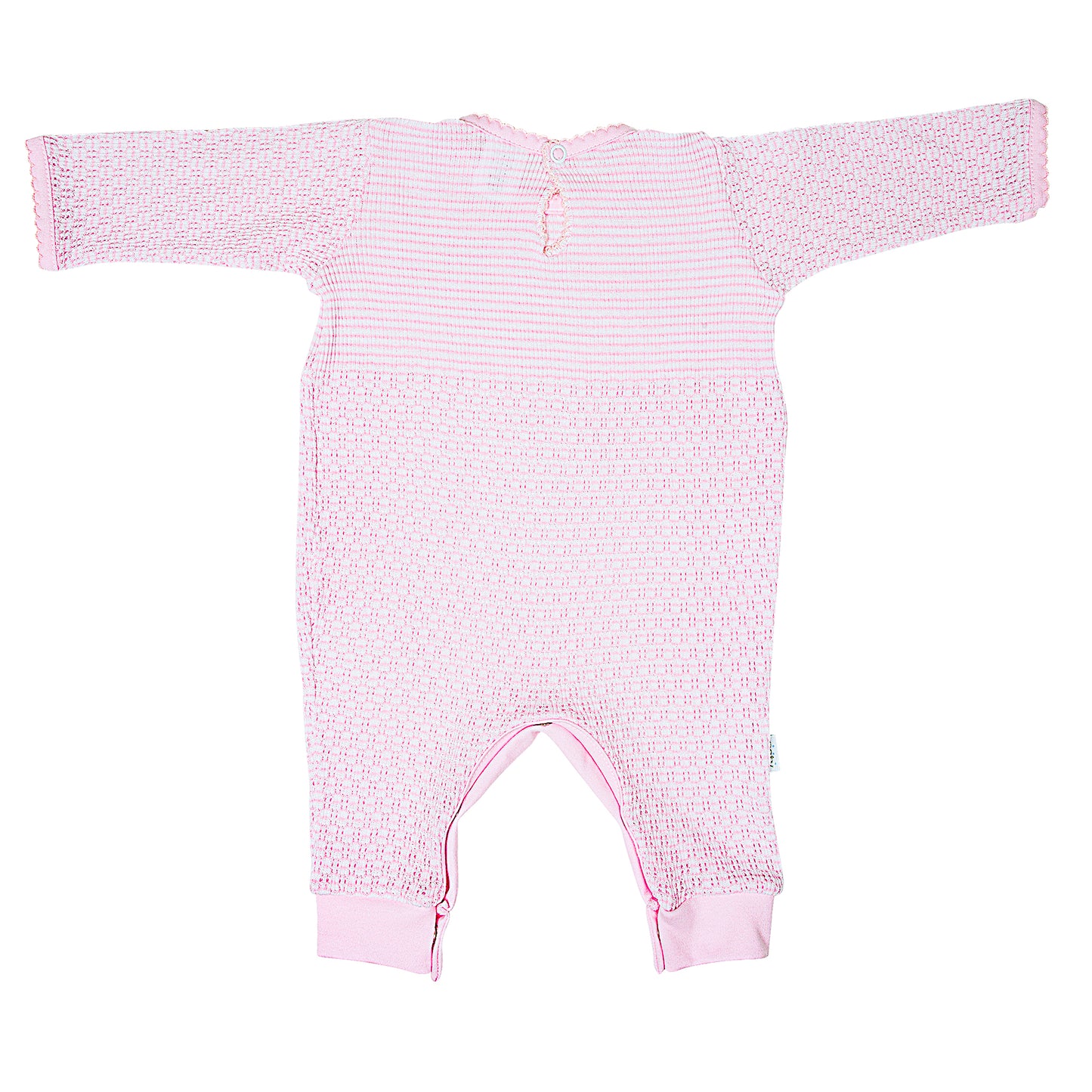 Paty Knit Romper with Pima Binding (Long Sleeve) #266LSJ