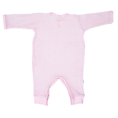 Paty Knit Romper with Pima Binding (Long Sleeve) #266LSJ