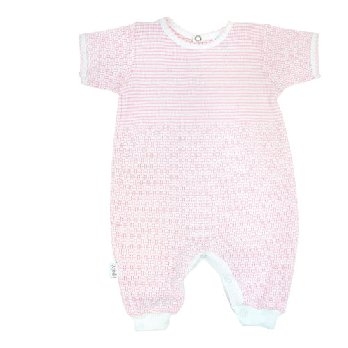 Solid Color Short Sleeve Romper