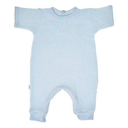 Paty Knit Romper with Pima Binding (Short Sleeve) #266SSJ
