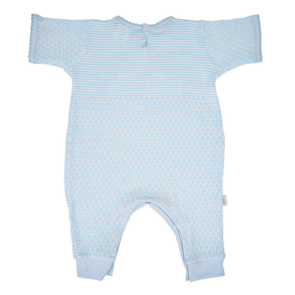 Paty Knit Romper with Pima Binding (Short Sleeve) #266SSJ
