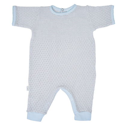 Paty Knit Romper with Pima Binding (Short Sleeve) #266SSJ