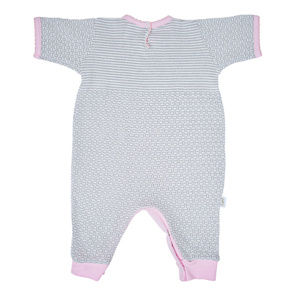 Paty Knit Romper with Pima Binding (Short Sleeve) #266SSJ
