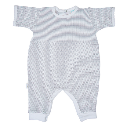 Paty Knit Romper with Pima Binding (Short Sleeve) #266SSJ