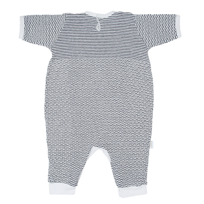 Paty Knit Romper with Pima Binding (Short Sleeve) #266SSJ