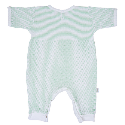 Paty Knit Romper with Pima Binding (Short Sleeve) #266SSJ