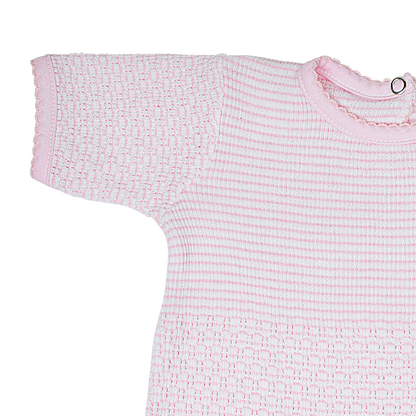 Paty Knit Romper with Pima Binding (Short Sleeve) #266SSJ