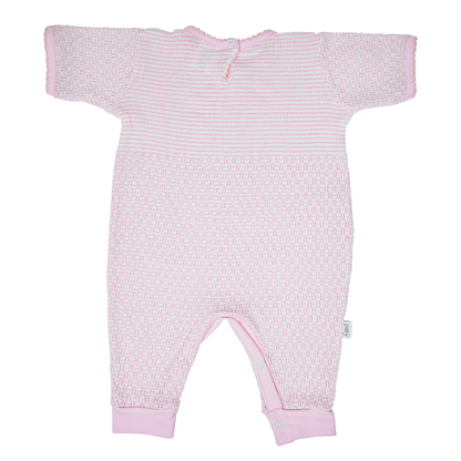 Paty Knit Romper with Pima Binding (Short Sleeve) #266SSJ