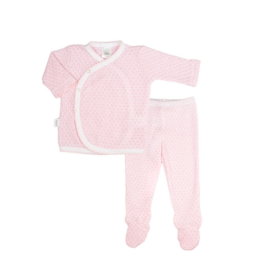 Paty Knit Kimono Footie Set for Newborn, 3 Months, 6 Months