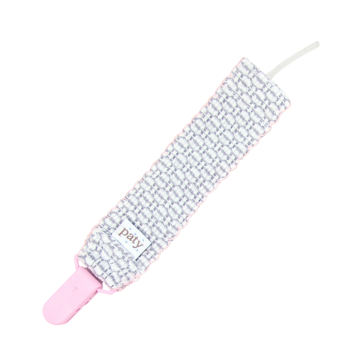 Paty Knit Pacifier Clip #289