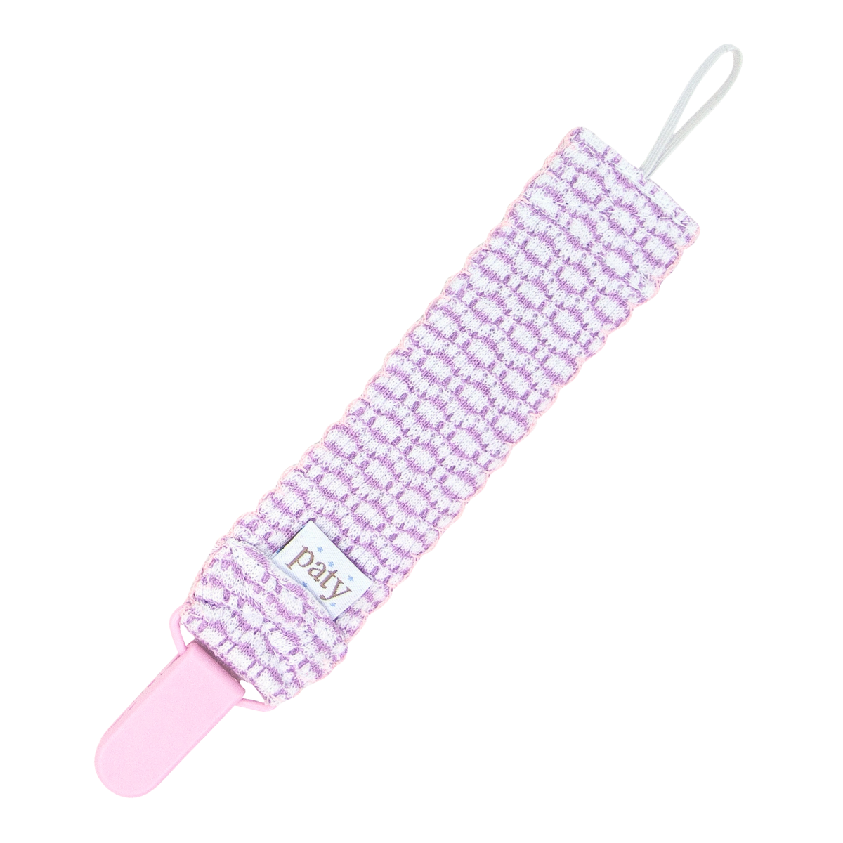 Paty Knit Pacifier Clip #289