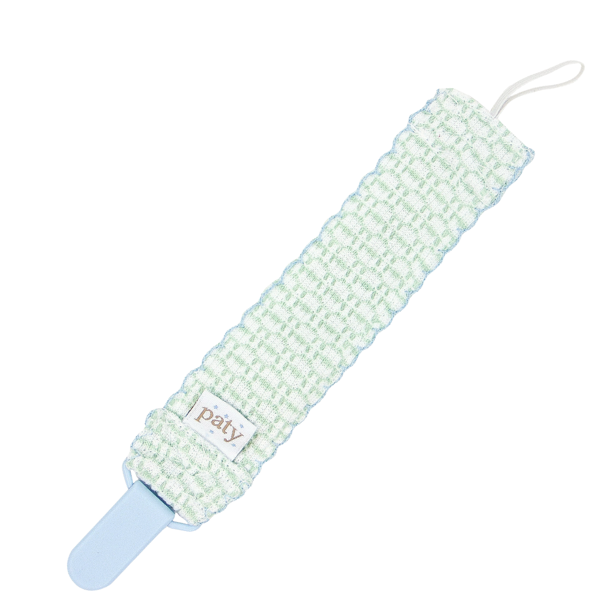 Paty Knit Pacifier Clip #289