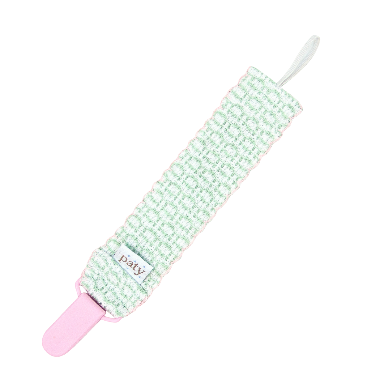 Paty Knit Pacifier Clip #289
