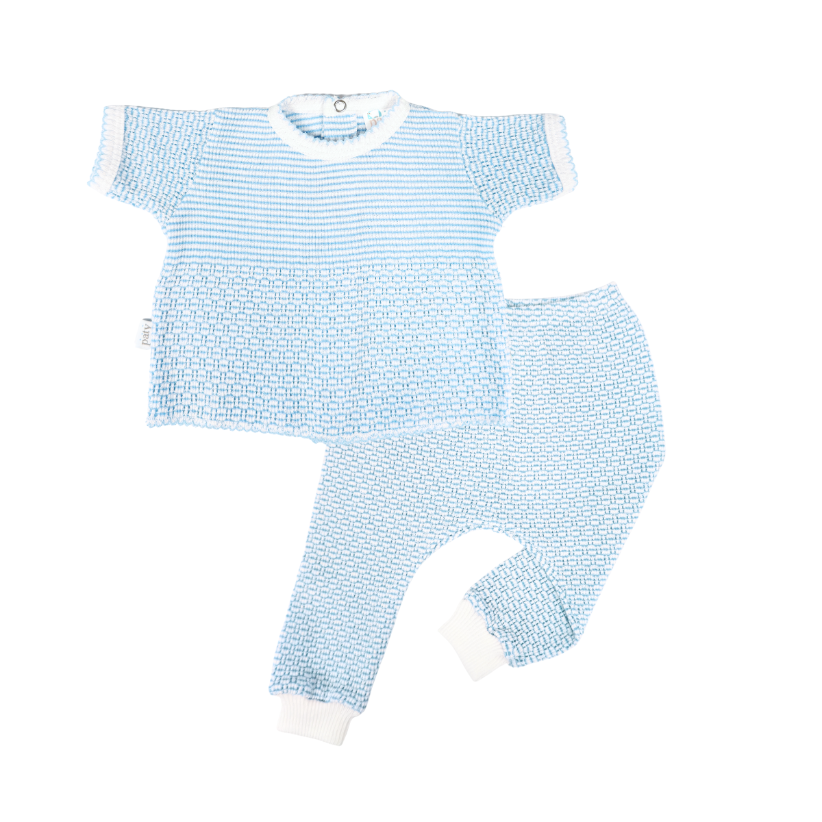 Paty Knit, Leggings Short Sleeve Set #296