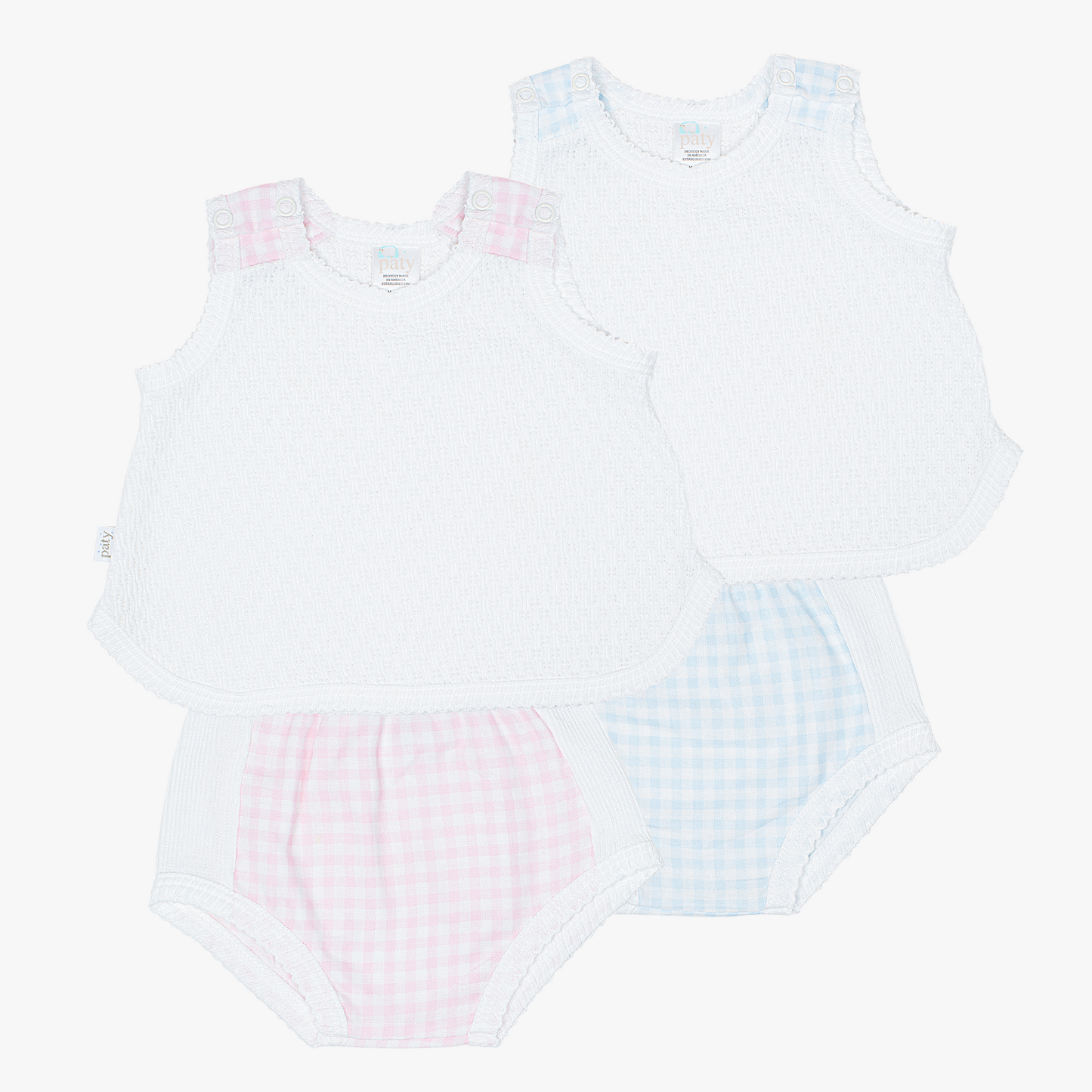 Paty Knit Diaper Set #15S016GHM