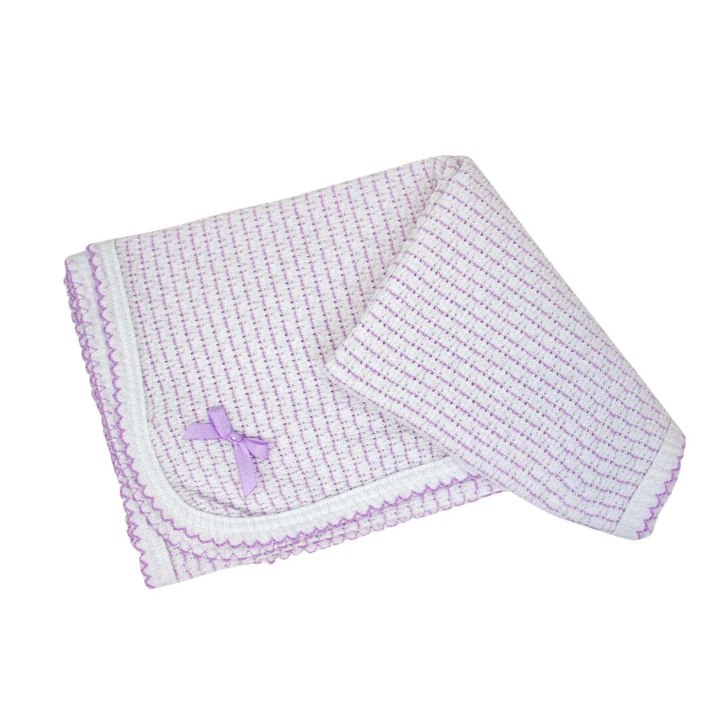 Block Style Monogrammed Swaddle Blanket
