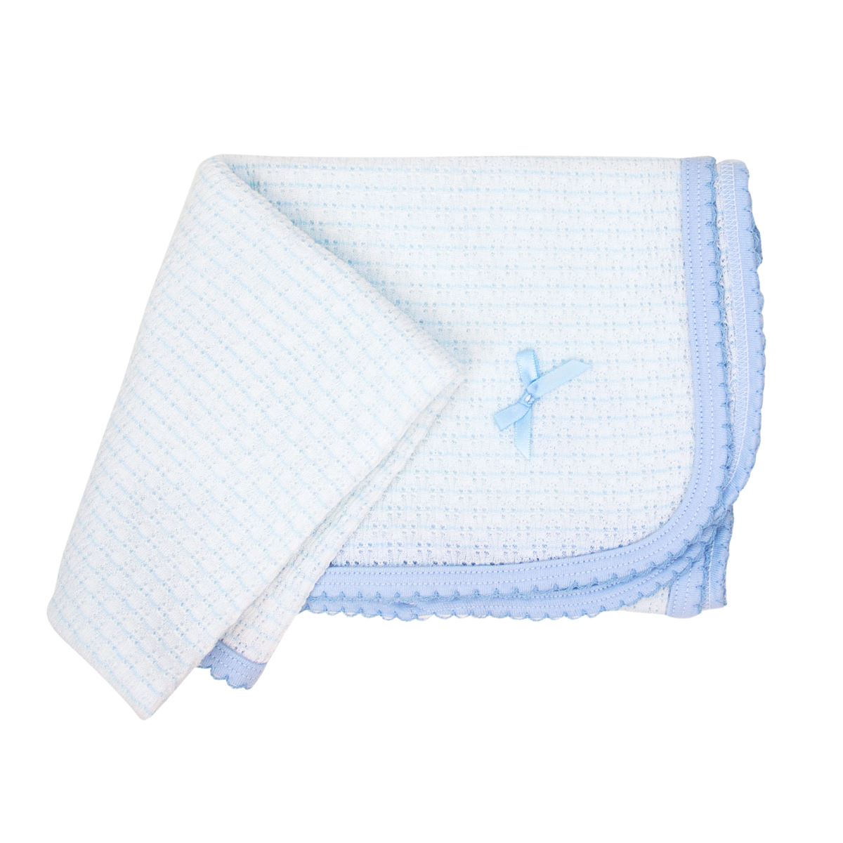 Paty Knit Blanket, Pima Binding #307J