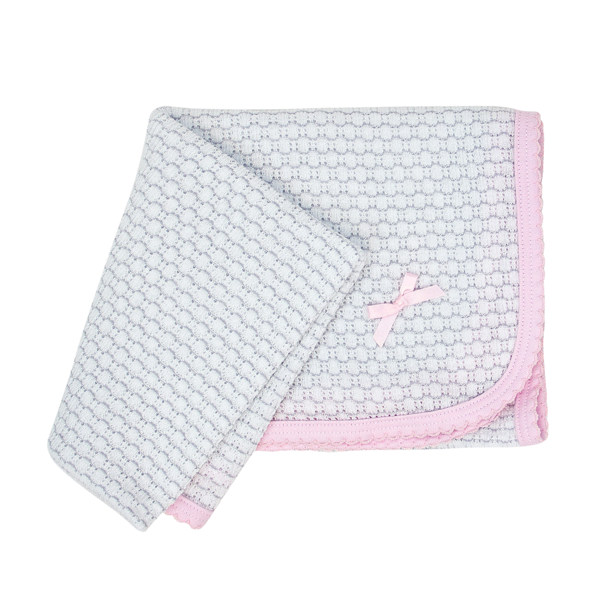 Paty Knit Blanket, Pima Binding #307J
